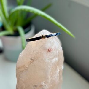 Kate Spade Navy Glitter Bangle